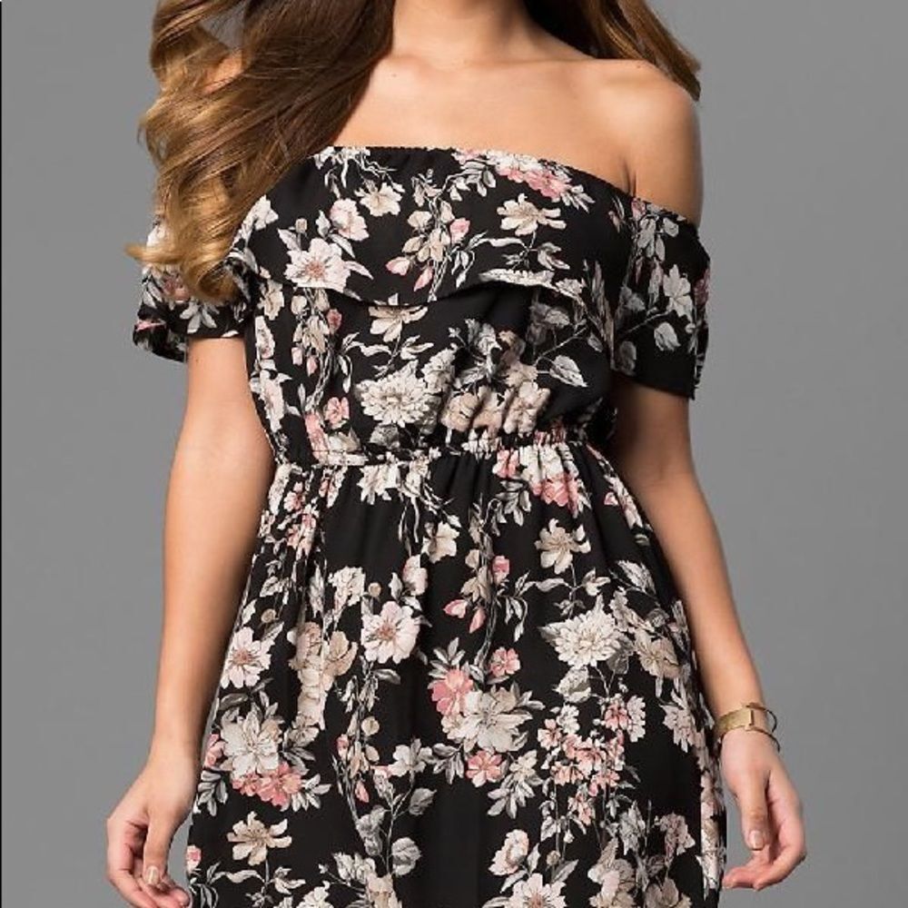 Emerald Sundae Floral Dress
